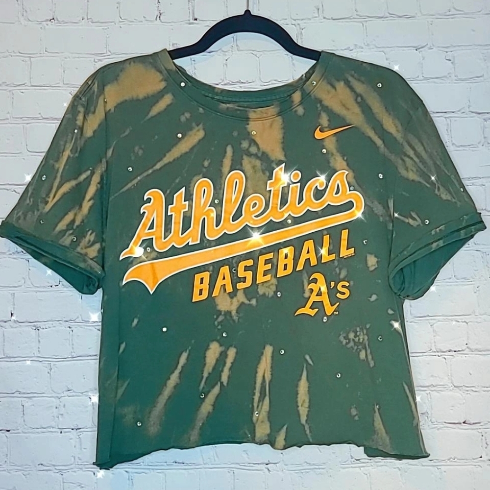 Oakland A's Crop Tee